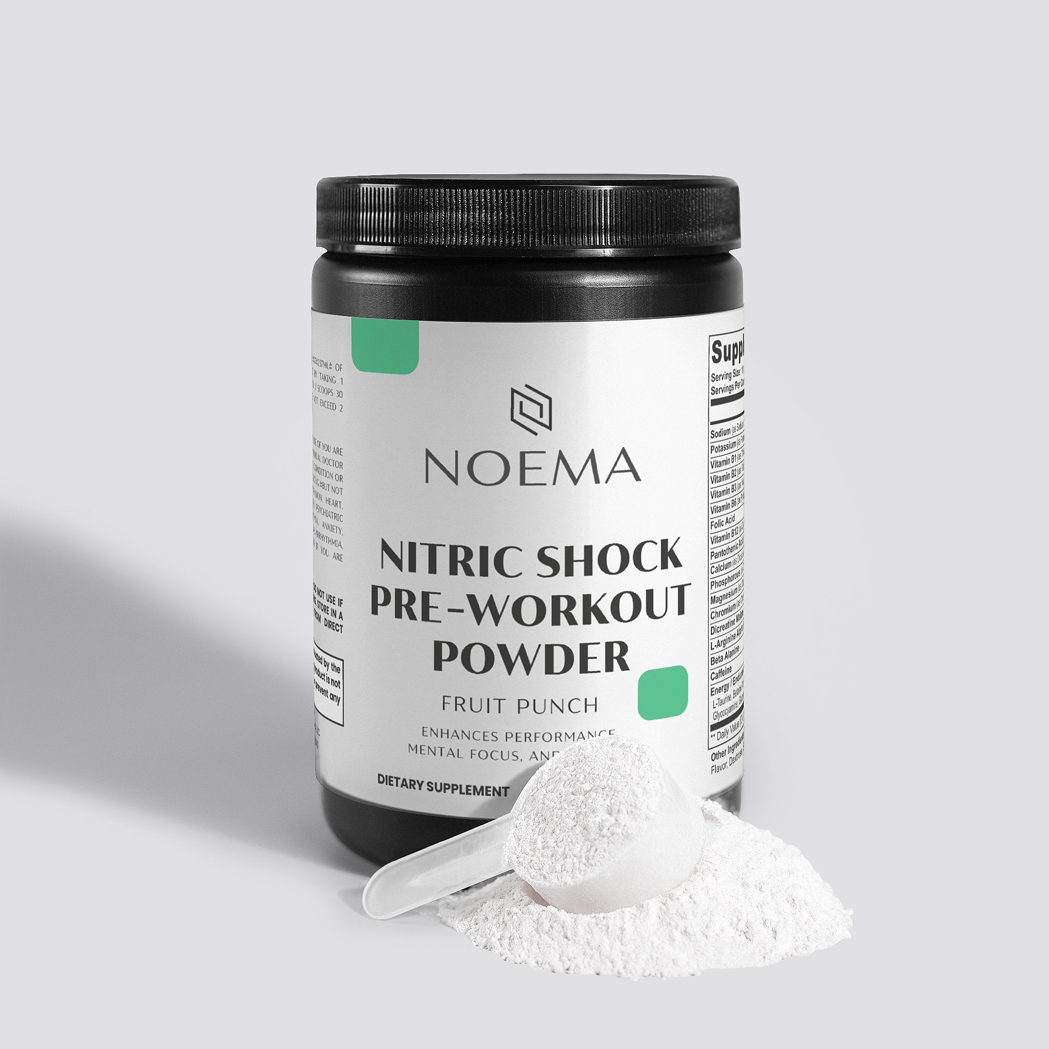 Nitric Shock Pre-Workout Powder (Fruit Punch)